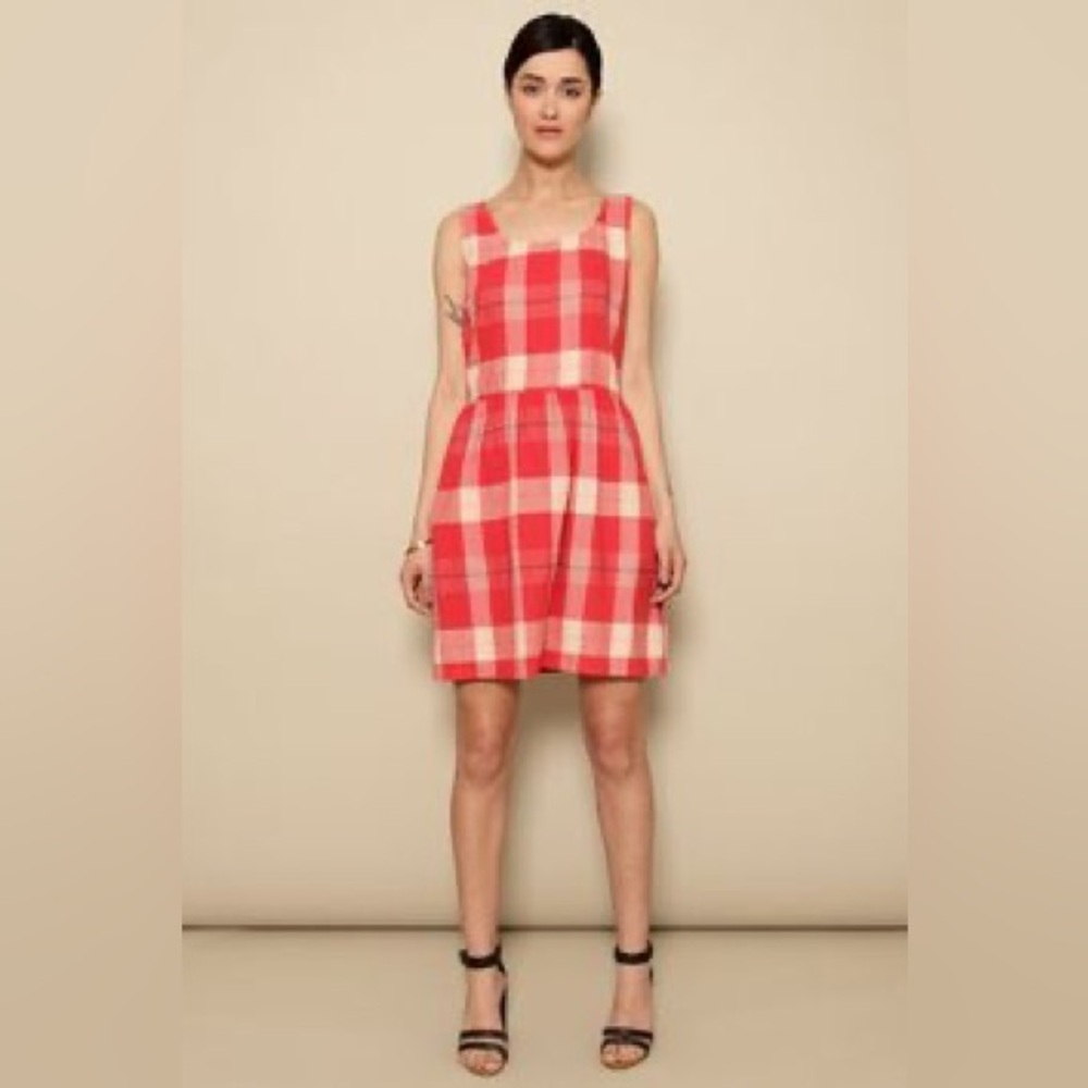 Ace&Jig boardwalk dress in punch